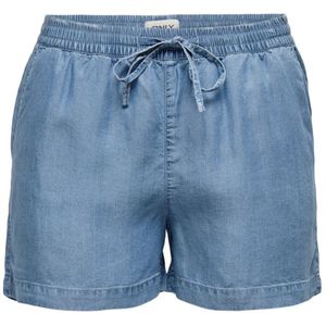 Only, Korte broeken, Dames, Blauw, M, Denim, Lyocell Denim Shorts Lente/Zomer