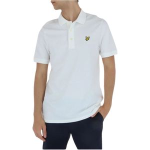 Lyle & Scott, Polo Shirts Wit, Heren, Maat:S