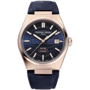 Frederique Constant, Highlife Automatic Cosc Blauw, Dames, Maat:ONE Size