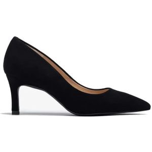 Unisa, Suede Larson KS Pumps Zwart, Dames, Maat:38 EU