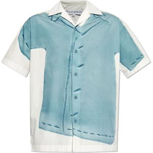JW Anderson, Overhemden, Heren, Veelkleurig, M, Katoen, Katoenen shirt