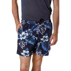 Mason's, Badkleding, Heren, Veelkleurig, M, Polyester, Blauwe Bloemenpatroon Heren Zwembroek