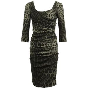 Dolce & Gabbana Pre-owned, Pre-owned Fabric dresses Groen, Dames, Maat:S