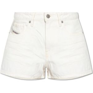 Diesel, Korte broeken, Dames, Wit, W25, Denim, ‘De-Yuba’ denim shorts - ‘De-Yuba’ denim shorts