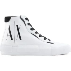 Armani Exchange, Schoenen, Dames, Wit, 36 EU, Icon Project High-Top Sneakers