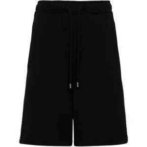 Lanvin, Korte broeken, Heren, Zwart, XL, Shorts