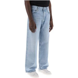 Agolde, Jeans, Heren, Blauw, W33, Katoen, Straight Jeans