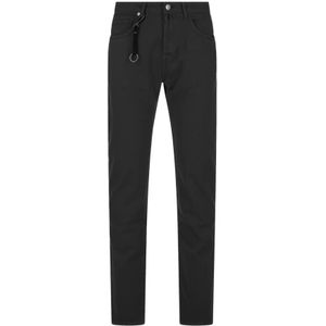Incotex, Jeans, unisex, Zwart, W35 L34, Leer, Blauwe Division Slim Fit Stretch 5-Pocket
