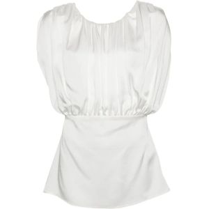 Jil Sander, Stijlvolle Blouse voor Vrouwen Wit, Dames, Maat:M