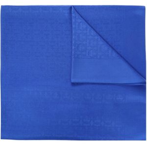 Salvatore Ferragamo, Gepersonaliseerde sjaal Blauw, Dames, Maat:ONE Size