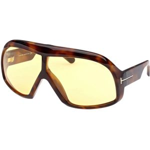 Tom Ford, Accessoires, Heren, Bruin, ONE Size, Stijlvolle zonnebril Cassius-02 ft 0965