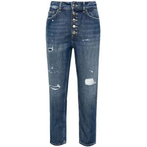 Dondup, Jeans, Dames, Blauw, W27, Koons Gioiello 5-Pocket Jeans
