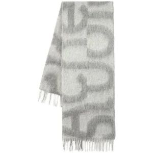 Acne Studios, Wool scarves Grijs, Dames, Maat:ONE Size