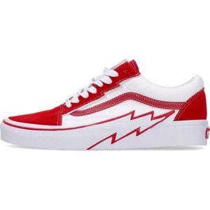 Vans, Schoenen, Heren, Rood, 42 EU, Suède, Bolt 2 Tone Rood Lage Schoen