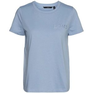 Vero Moda, Tops, Dames, Blauw, XL, Francis Top T-Shirt