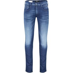 Replay, Jeans, Heren, Blauw, W33 L34, Denim, Blauwe Denim 5-Pocket Broek