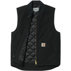 Carhartt Wip, Jassen, Heren, Zwart, S, Vest