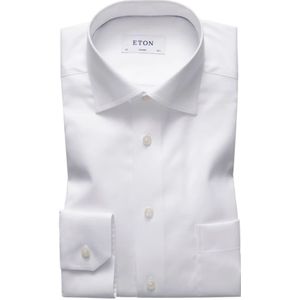 Eton, Witte Business Overhemd Wit, Heren, Maat:8XL