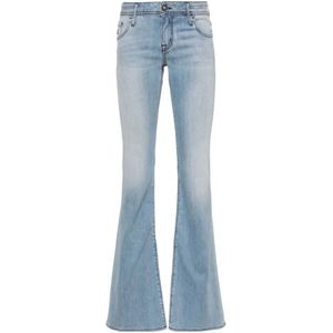 Jacob Cohën, Jeans, Dames, Blauw, W32, Denim, Geborduurd Logo Bootcut Jeans