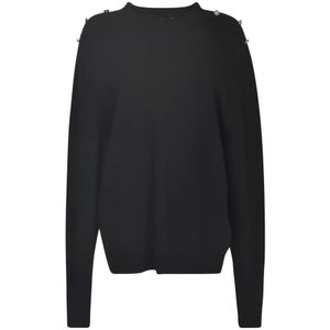 Roberto Cavalli, Sweatshirts & Hoodies, Dames, Zwart, S, Zwarte Sweaters voor Heren