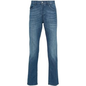 Hugo Boss, Jeans, Heren, Blauw, W38, Katoen, Jeans