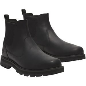 Timberland, Schoenen, Heren, Zwart, 41 1/2 EU, Leer, Chelsea Laarzen Zwart Volnerf