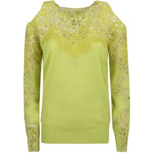 Ermanno Scervino, Blouses Groen, Dames, Maat:2XS