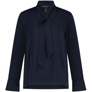 Marc Cain, Blouses & Shirts, Dames, Blauw, 2Xl, Blouses