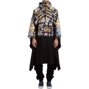 Marcelo Burlon, Winter Multicolor Jas voor Heren Beige, Heren, Maat:M