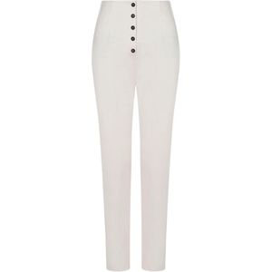 Philosophy di Lorenzo Serafini, Ottomane Skinny Broek Wit, Dames, Maat:S