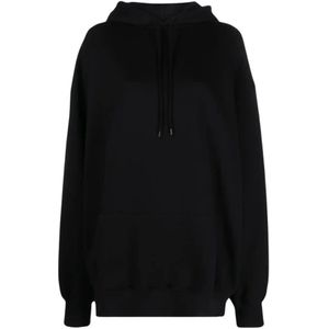 Wardrobe.nyc, Sweatshirts & Hoodies, Dames, Zwart, M, Katoen, Zwarte Oversized Hoodie Jurk