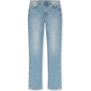 The Attico, Jeans, Dames, Blauw, W26, Jeans met rechte pijpen
