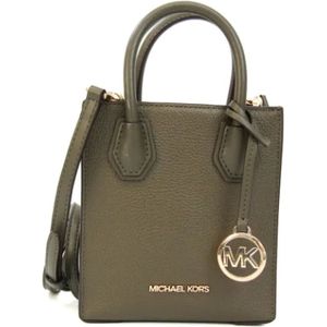 Michael Kors Pre-owned, Pre-owned, Dames, Groen, ONE Size, Leer, Pre-owned Leather shoppers