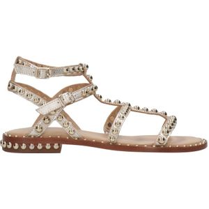 Ash, Gouden sandalen met studs Geel, Dames, Maat:36 EU