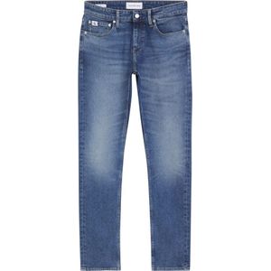 Calvin Klein, Jeans, Heren, Blauw, W34, Katoen, Blauwe Slim Fit Jeans