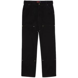 Dickies, Jeans, Heren, Zwart, W38, Katoen, Loszittende Utility Broek