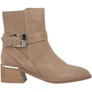 Alma EN Pena, Schoenen, Dames, Beige, 38 EU, Leer, Gesp Enkellaars