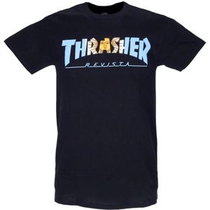 Thrasher, Tops, Heren, Zwart, L, T-Shirts