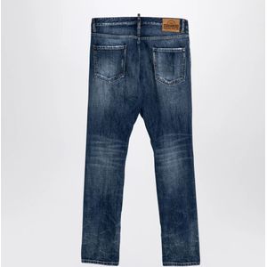 Dsquared2, Jeans, Heren, Blauw, XL, Slim Fit Jeans voor Heren