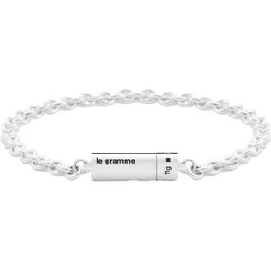 Le Gramme, Bracelets Grijs, unisex, Maat:S