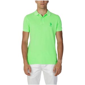 U.s. Polo Assn., Tops, Heren, Groen, L, Polo Shirt