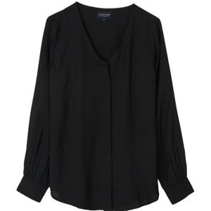 Lexington, Blouses & Shirts, Dames, Zwart, S, Blouse overhemd