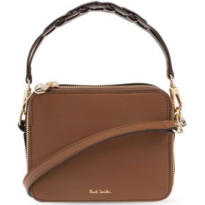 Paul Smith, Tas met logo Bruin, Dames, Maat:ONE Size