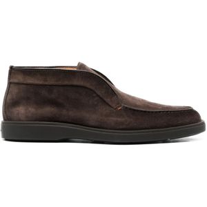 Santoni, Schoenen, Heren, Bruin, 42 EU, Suède, Klassieke Suede Desert Boots