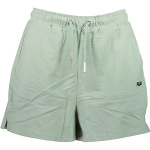 Fila, Korte broeken, Dames, Groen, XL, Groene dames shorts met elastische taille