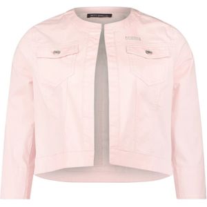 Betty Barclay, Jassen, Dames, Roze, 4Xl, Denim, Stijlvolle jas met edelstenen