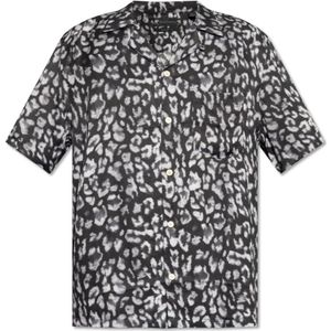 AllSaints, Overhemden, Heren, Veelkleurig, XL, Leopaz shirt met dierenmotief