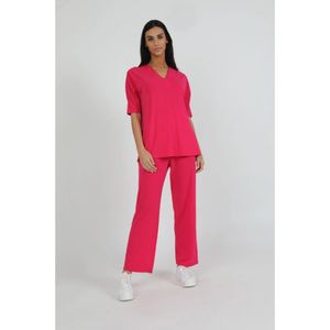 Max Mara, Broeken, Dames, Roze, S, Wijde Palazzo Broek