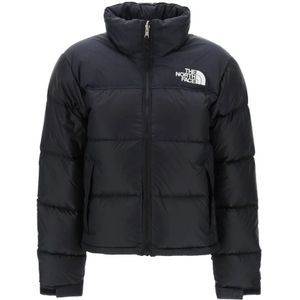 The North Face, Jassen, Dames, Zwart, S, Nylon, Geknipte Ripstop Donsjas