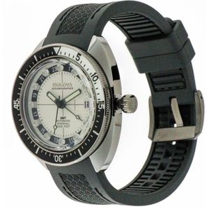 Bulova, Oceanographer GMT Automatisch Horloge Zwart, Dames, Maat:ONE Size